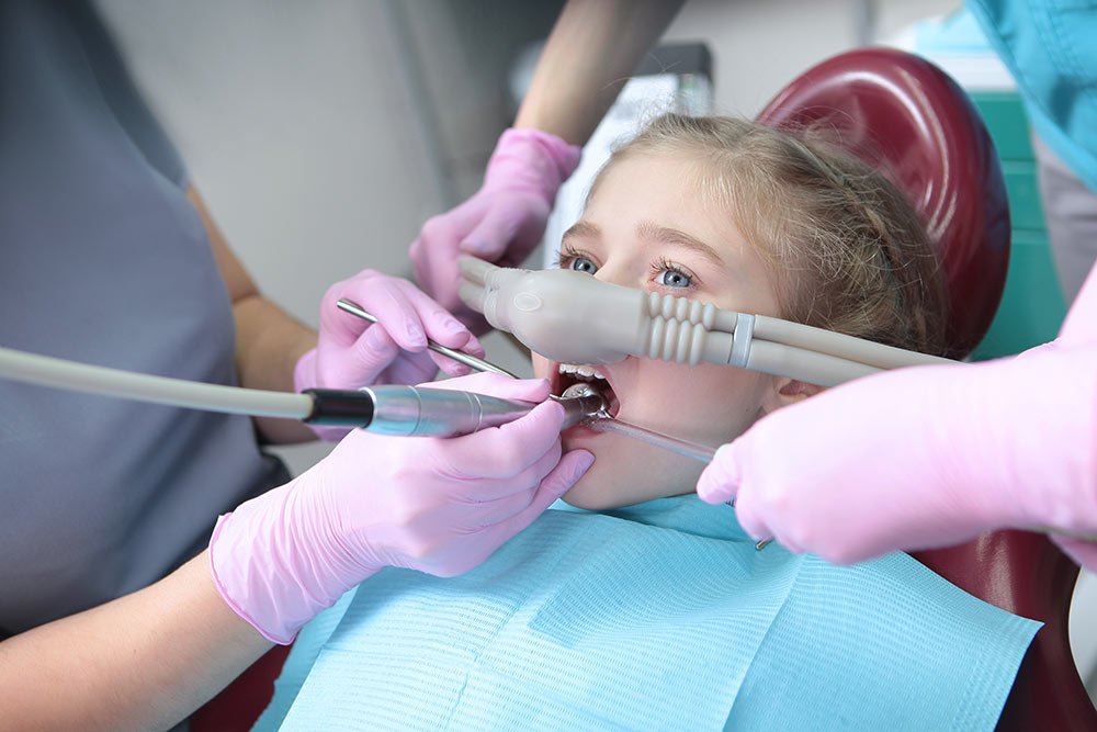 sedation on long-term dental health in children